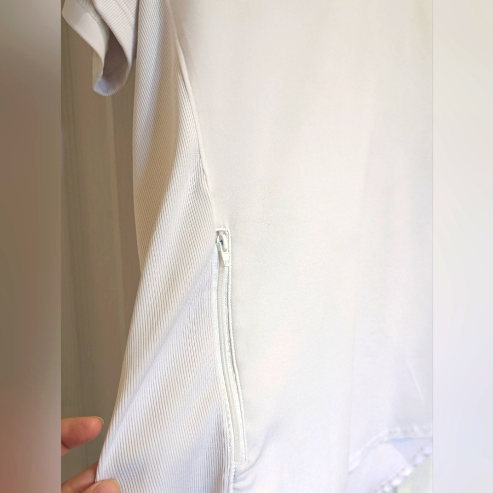 🩺 Landau Forward White Scrub Top - Picture 6 of 7